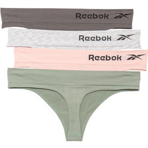 Reebok Seamless Panties - 4-Pack, Thong
